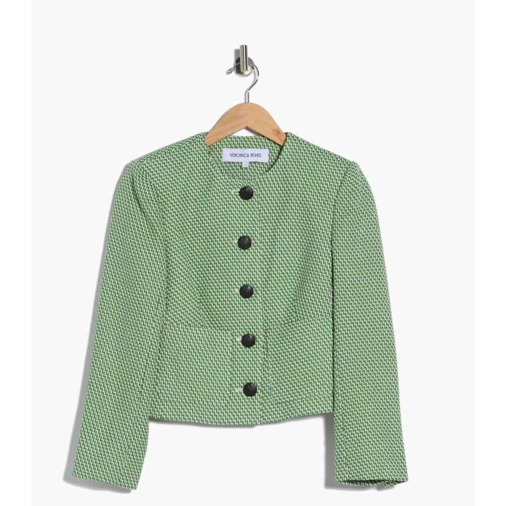 Veronica Beard Nathan Jacket Blazer Sz 4 Green NWOT Ret $798